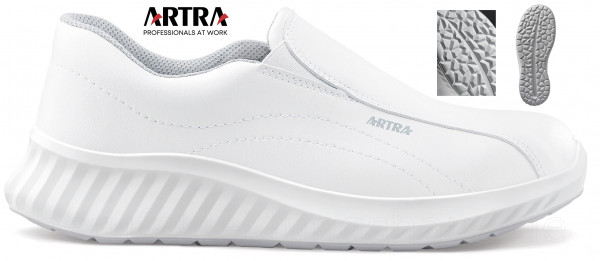 Artra Arica 6207 S2 Slipper Sicherheitsschuhe Arbeitsschuhe weiß
