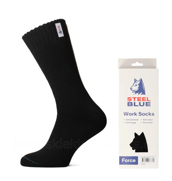 Steel Blue Arbeitssocke Force aus Bamboo