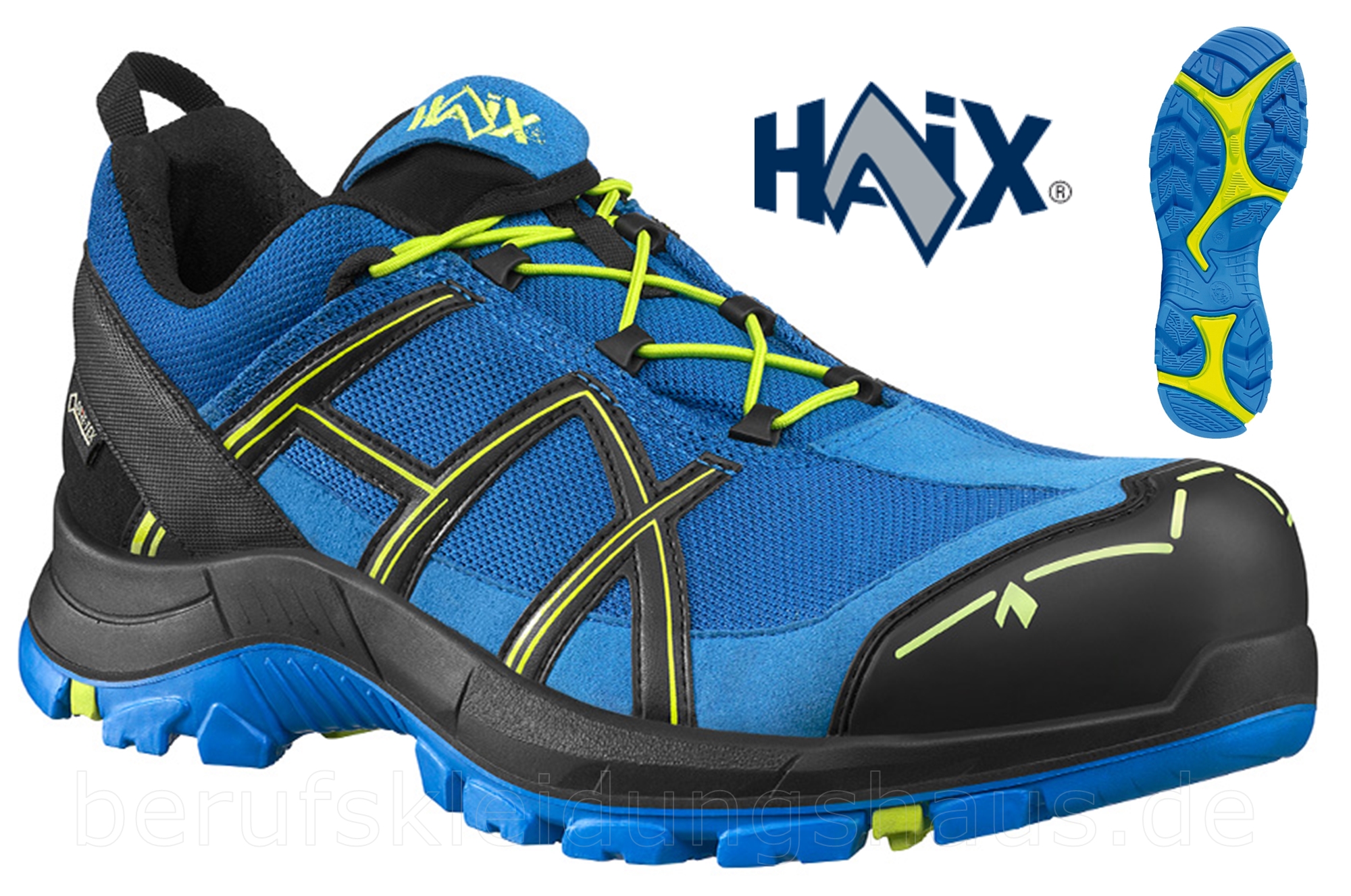 herren haix sicherheitsschuhe s3 leicht HAIX Black Eagle Safety 401: BlauCitrus S3 ESD Halbschuhe