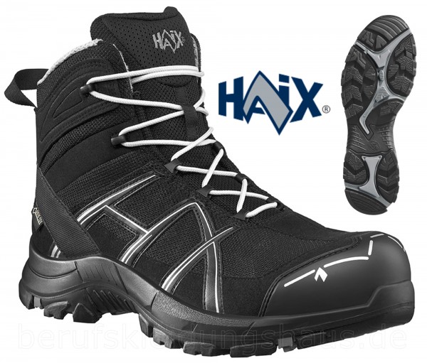 Haix Black Eagle Safety 40.1 mid black-silver S3 ESD Hochschuhe Sicherheitsschuhe Arbeitsschuhe